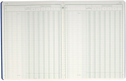 Register Piqure dagontvangsten 320x250mm 80vel assorti-2