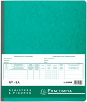 Register Piqure aandeelhouder NV/SA 250x320mm 80vel groen