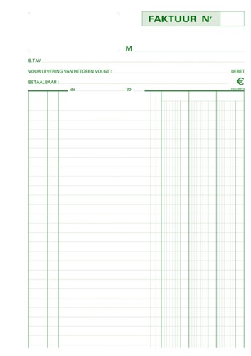 Facturenboek Exacompta Manifold dupli 50vel Nl-2