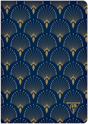 Notitieboek Neo Deco A5 48vel lijn pauw blauw