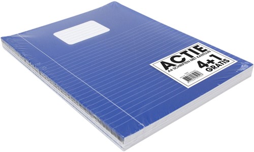 Schrift SOHO Basic A4 lijn 80 pagina's 60gr pak à 5 stuks-2