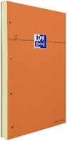 Cursusblok Oxford Orange Notepad A4+ lijn 4-gaats 160 pagina's 80gr oranje-2