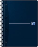 Collegeblok Oxford Office Essentials A4+ lijn 4-gaats 180 pagina's 80gr assorti-2