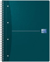 Collegeblok Oxford Office Essentials A4+ lijn 4-gaats 180 pagina's 80gr assorti-2