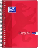 Collegeblok Oxford School A4 ruit 10x10mm 23-gaats 160 pagina's 80gr assorti-2