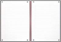 Spiraalblok Oxford Black n' Red A4 lijn 140 pagina's 80gr-2