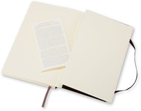 Notitieboek Moleskine XL 190x250mm lijn soft cover zwart-1