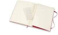 Notitieboek Moleskine XL 190x250mm lijn hard cover scarlet red-1