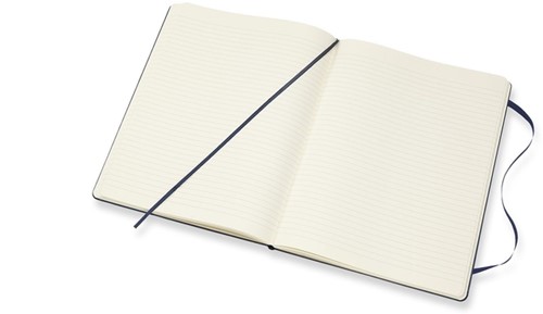 Notitieboek Moleskine XL 190x250mm lijn hard cover sapphire blue-3