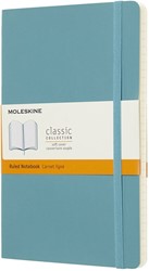 Notitieboek Moleskine large 130x210mm lijn soft cover reef blue