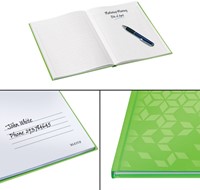 Notitieboek Leitz WOW A4 160blz 90gr lijn groen-8