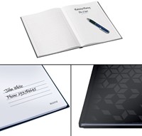 Notitieboek Leitz WOW A4 160blz 90gr lijn zwart-6