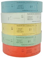 Garderobebonnen Combicraft nummering  1 t/m 500 groen 500 stuks-2