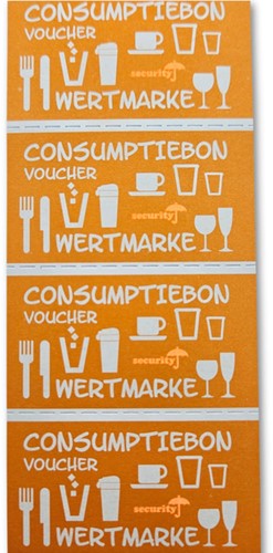 Consumptiebon Combicraft UV beveiliging 500 stuks oranje