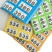 Nummerblok 1-1000 assorti 6 stuks-1