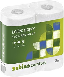 Toiletpapier Satino MT1 Comfort 2-laags 200 vel wit 062240