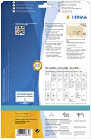 Etiket HERMA 8670 A4 63.5x38.1mm folie transparant mat 525st-2