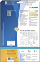 Etiket HERMA 8671 A4 99.1x38.1mm folie transparant mat 350st-2