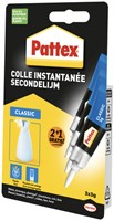 Secondelijm Pattex classic 3 gram blister 2+1 gratis-2