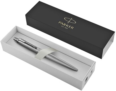 Balpen Parker Jotter XL Monochrome stainless steel medium-2