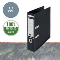 Ordner Leitz Recycle 180° 80mm karton A4 zwart-9