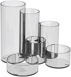 Pennenkoker MAUL Tubo helder transparant 6-vaks Ø15x12,5cm