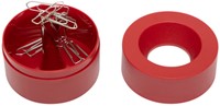 Papercliphouder MAUL Pro magnetisch Ø73x60mm rood-3