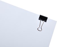 Papierklem MAUL foldback 215 19mm zwart 12 stuks-6