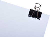 Papierklem MAUL foldback 215 13mm zwart 12 stuks-4