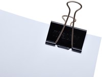 Papierklem MAUL foldback 215 zwart 6 stuks-5