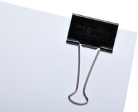 Papierklem MAUL foldback 215 zwart 6 stuks-6