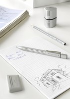 Puntenslijper Faber-Castell 2001 trio grip zilver-13