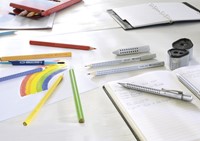 Puntenslijper Faber-Castell 2001 trio grip zilver-14