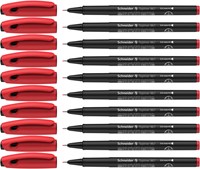 Fineliner Schneider Topliner 967 0.4mm rood-1