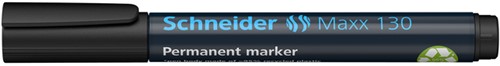Permanent marker Schneider Maxx 130 rond 1-3mm zwart-2