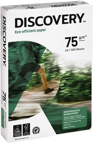 Kopieerpapier Discovery A3 75gr wit 500 vel-2