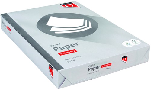Kopieerpapier Quantore Economy A3 80gr wit 500 vel