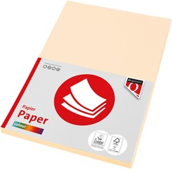 Kopieerpapier Quantore Colour A4 160gr creme 50 vel