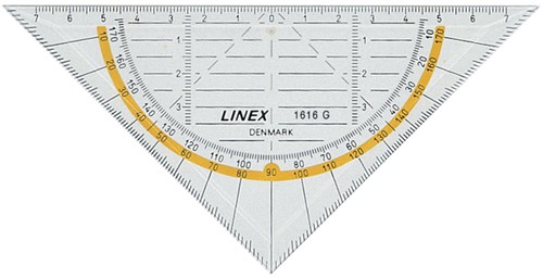 Geodriehoek Linex 1616G