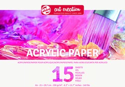 Acrylverfpapier Talens Art Creation A4 15 vel 290gr