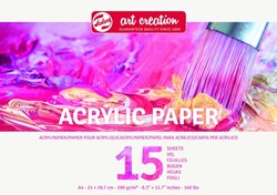 Acrylverfpapier Talens Art Creation A4 15 vel 290gr