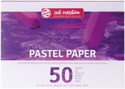 Pastelpapier Talens Art Creation 50 witte vellen 90gr 297x210mm paars