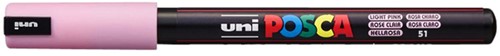 Paintmarker Uni POSCA PC1MR extra fijn lichtroze