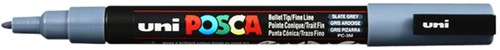 Paintmarker Uni POSCA PC3M fijn leisteengrijs