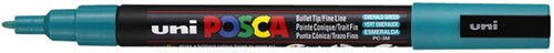 Paintmarker Uni POSCA PC3M fijn smaragdgroen