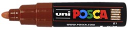 Paintmarker Uni POSCA PC7M breed bruin