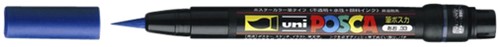 Paintmarker Uni POSCA PCF350 Brush 1-10mm donkerblauw