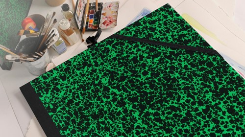 Tekenmap Canson Studio Annonay elastieksluiting 370x520mm groen-3