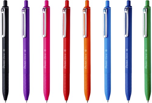 Balpen Pentel BX470 iZee medium lichtblauw-2