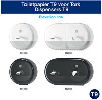 Toiletpapier Tork T9 Advanced SmartOne 2-laags 112m wit 472193-3